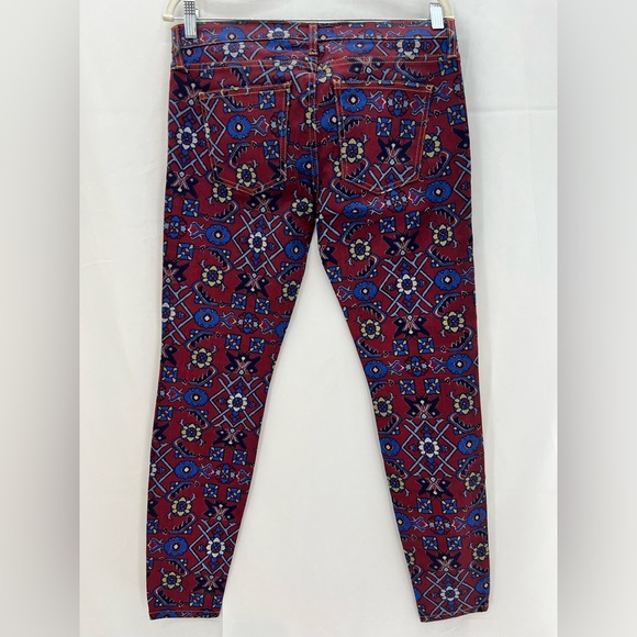 Y2K Current/Elliott The Ankle Printed low rise Skinny Jeans - Picture 5 of 8